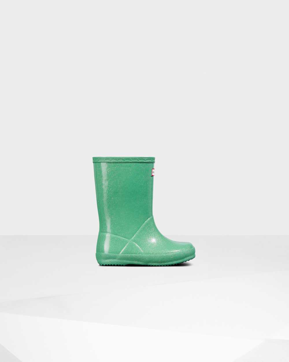 Botas De Agua Niños - Hunter Original First Classic Starcloud Verde Menta - AZJRIW-864 - Verde Menta